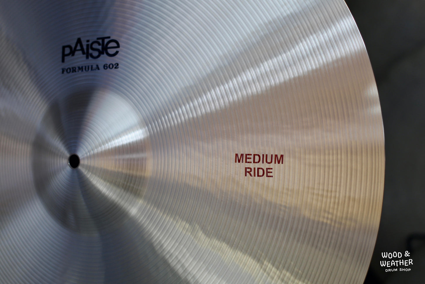 Paiste 22" Formula 602 Classic Medium Ride Cymbal 3210g