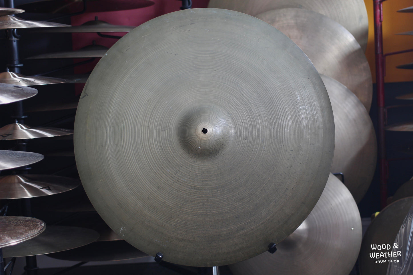 1960s A. Zildjian 26" Ride Cymbal 3986g
