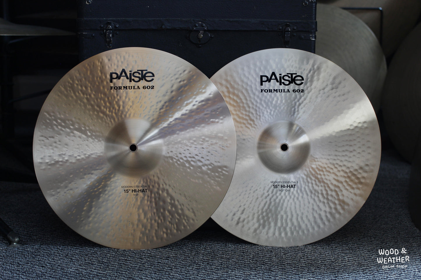 Paiste 15" Formula 602 Modern Essentials Hi-Hat Cymbals 1085/1330g