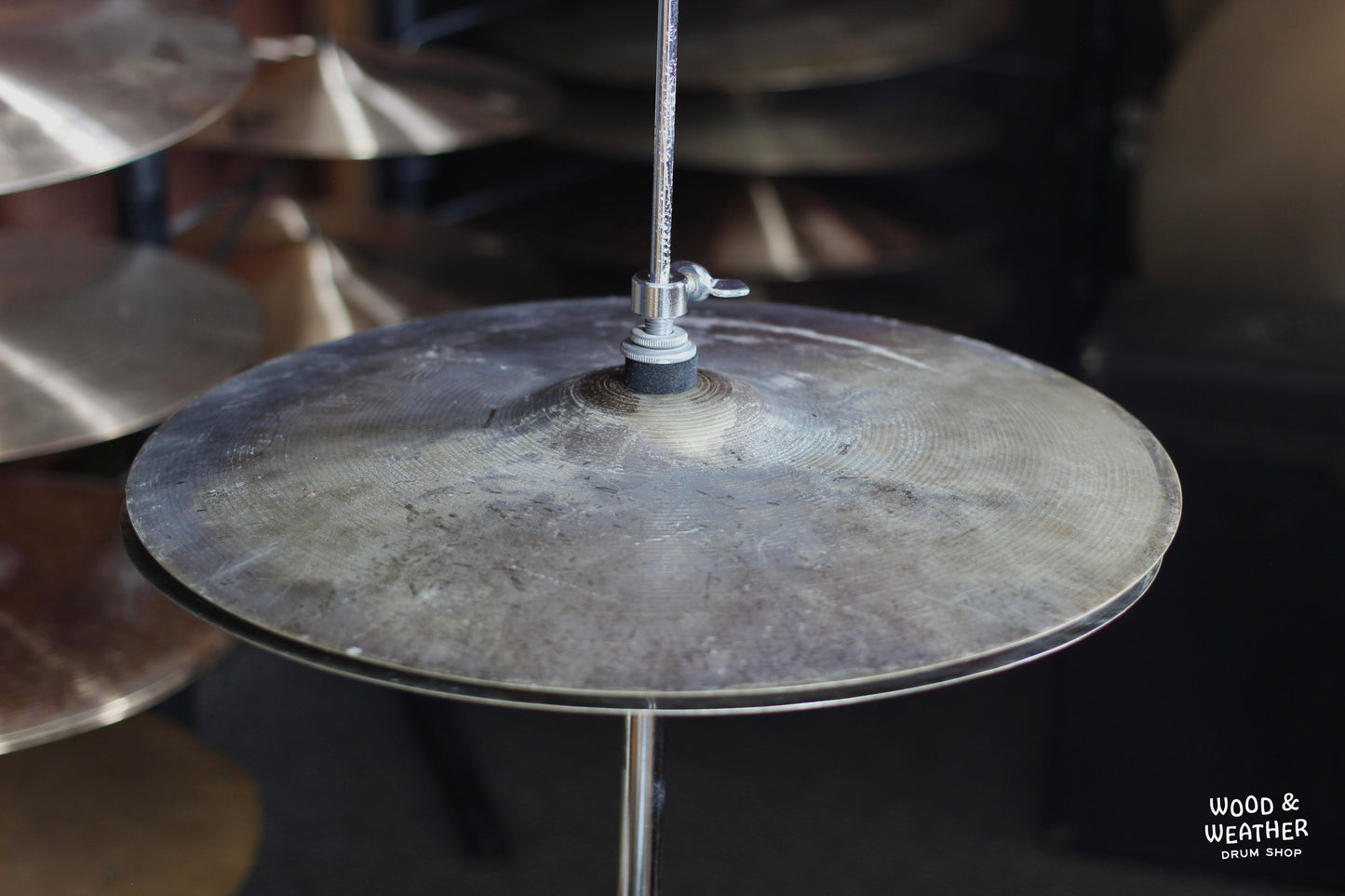 1960s Ludwig Standard Paiste 14" Hi-Hat Cymbals 610/680g