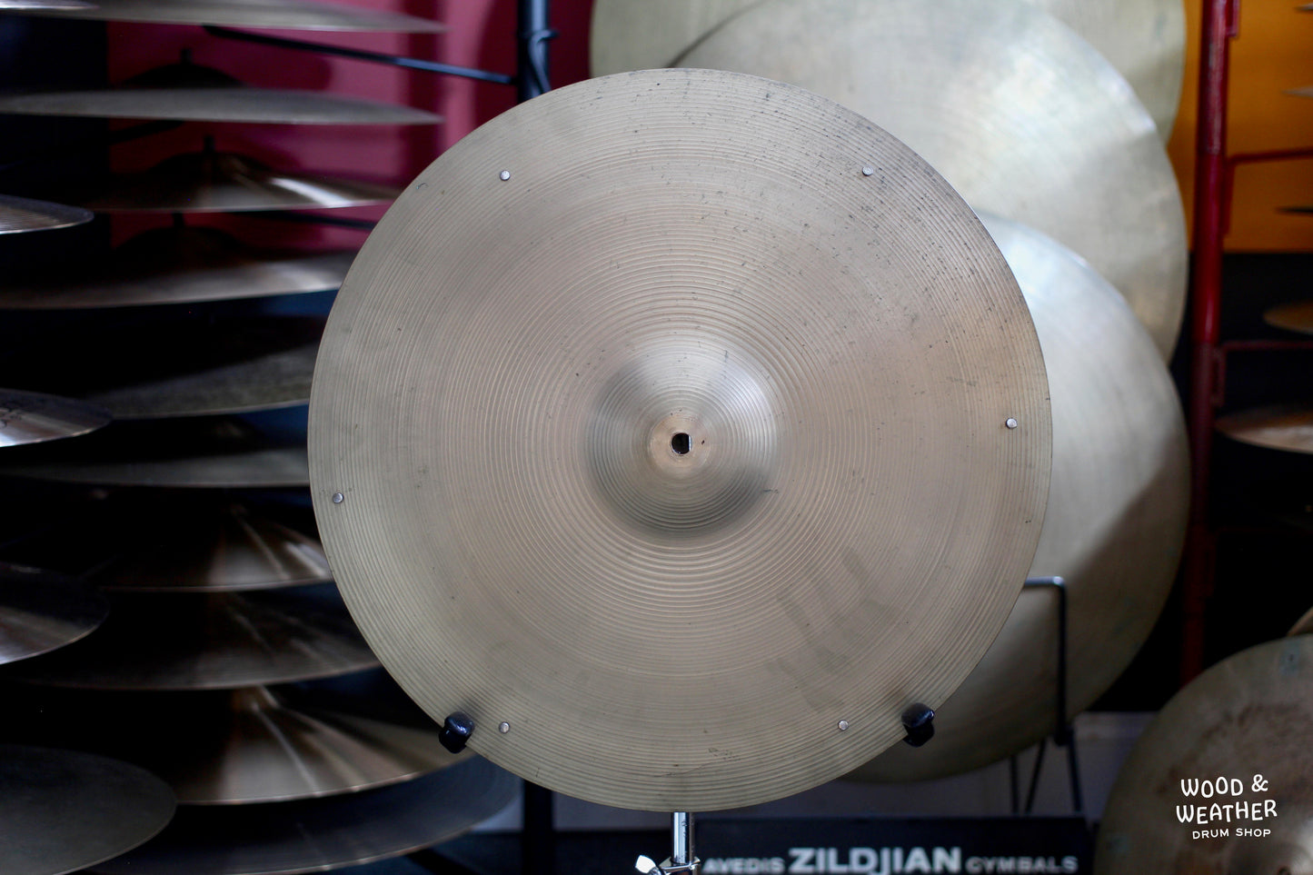 1960s A. Zildjian 18" Crash/Ride Cymbal w/ Rivets 1785g