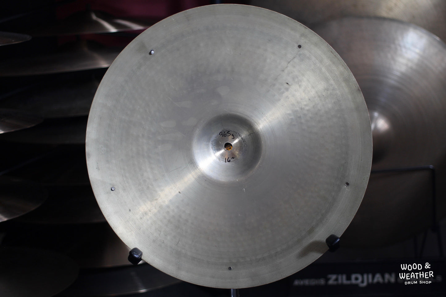 1960s Krut Special 16" Crash Cymbal with Rivets 965g