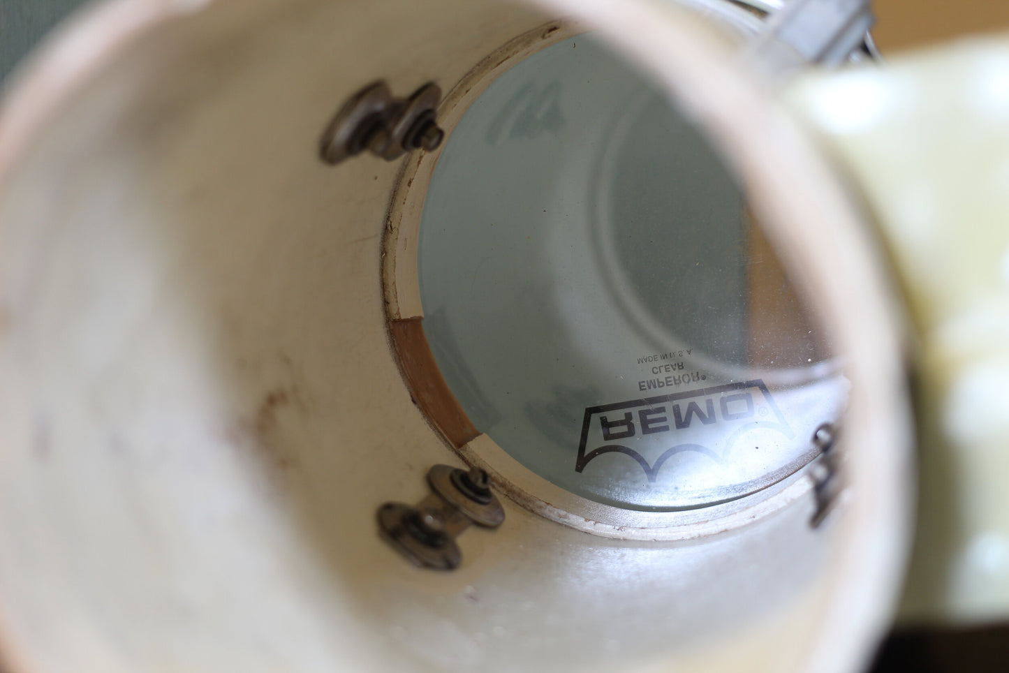 1950's Slingerland 'Deep Hand Bongos' in White Marine Peal 10x6 & 10x8