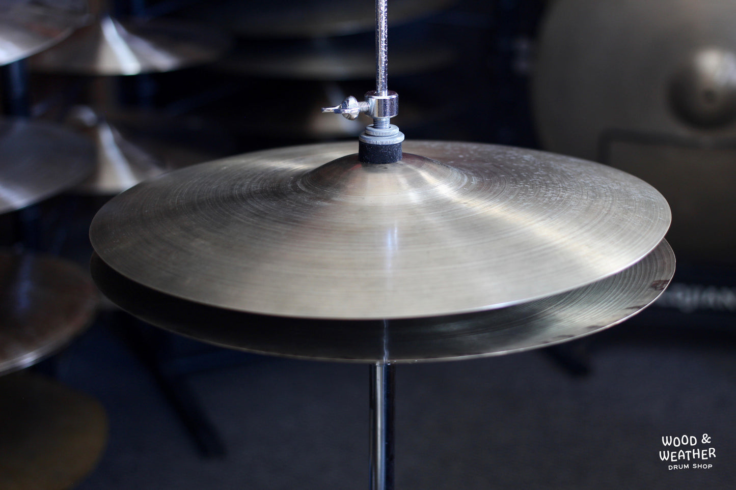 1950s Alejian Zildjian 13" Medium Hi-Hat Cymbals 535/600g