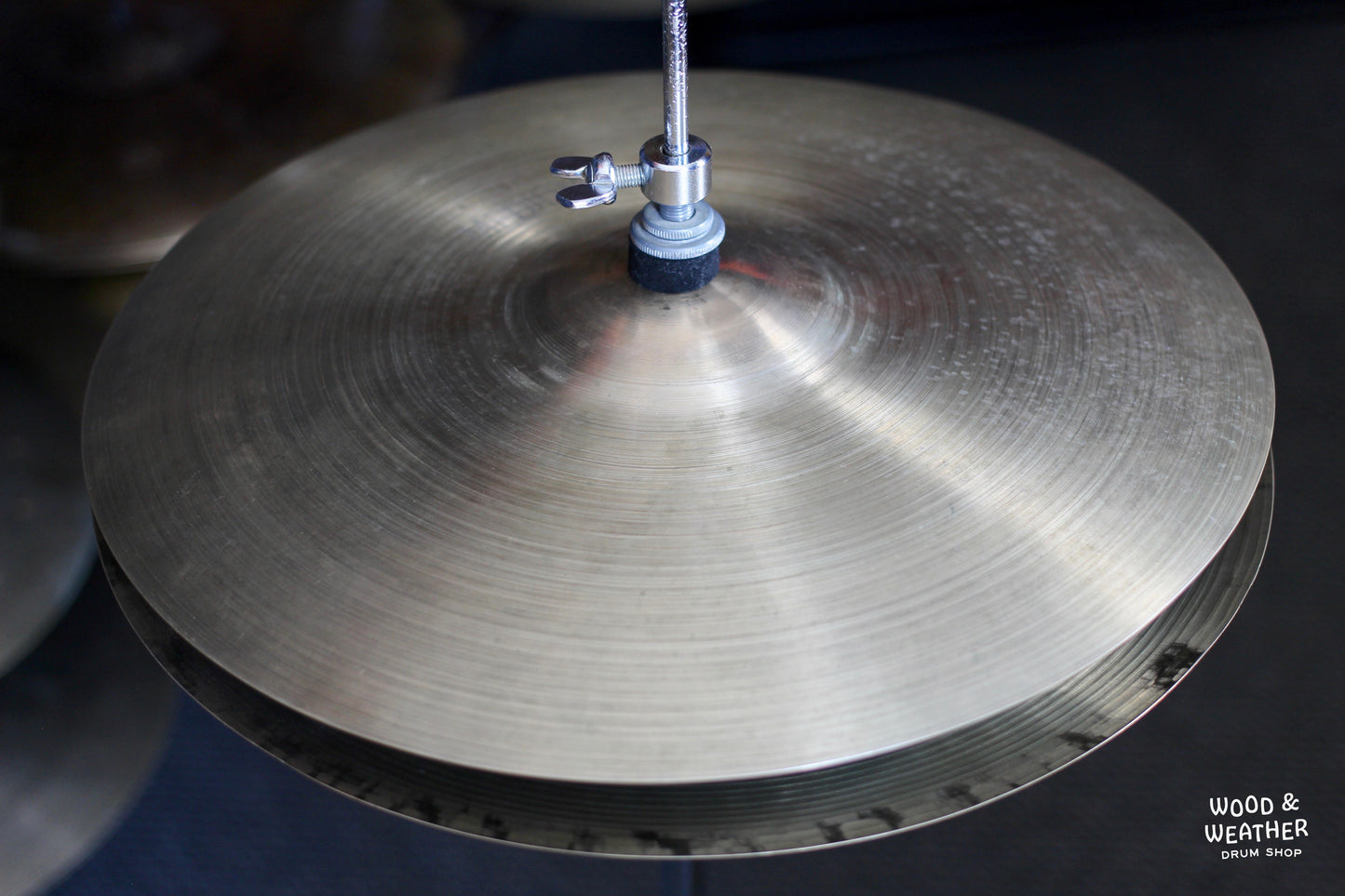 1950s Alejian Zildjian 13" Medium Hi-Hat Cymbals 535/600g