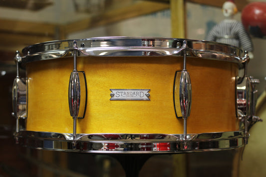 Standard Drum Company 6x15 Maple 5&5 Snare Drum in Summer Wheat