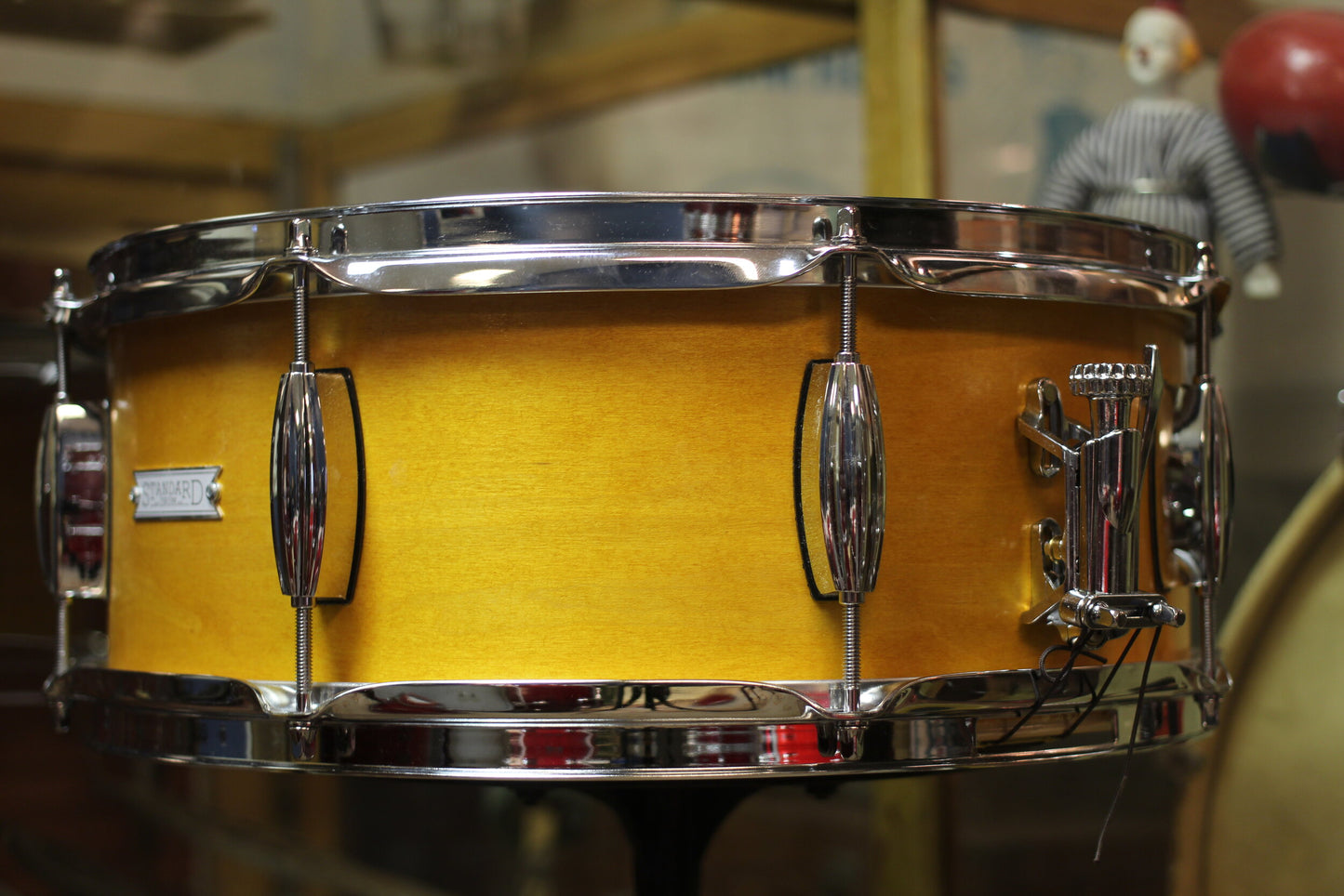 Standard Drum Company 6x15 Maple 5&5 Snare Drum in Summer Wheat