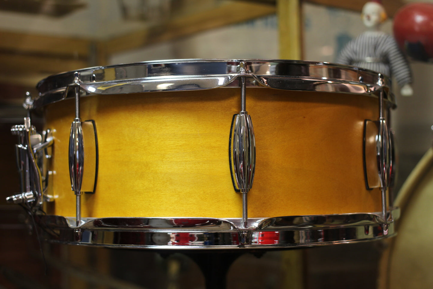 Standard Drum Company 6x15 Maple 5&5 Snare Drum in Summer Wheat