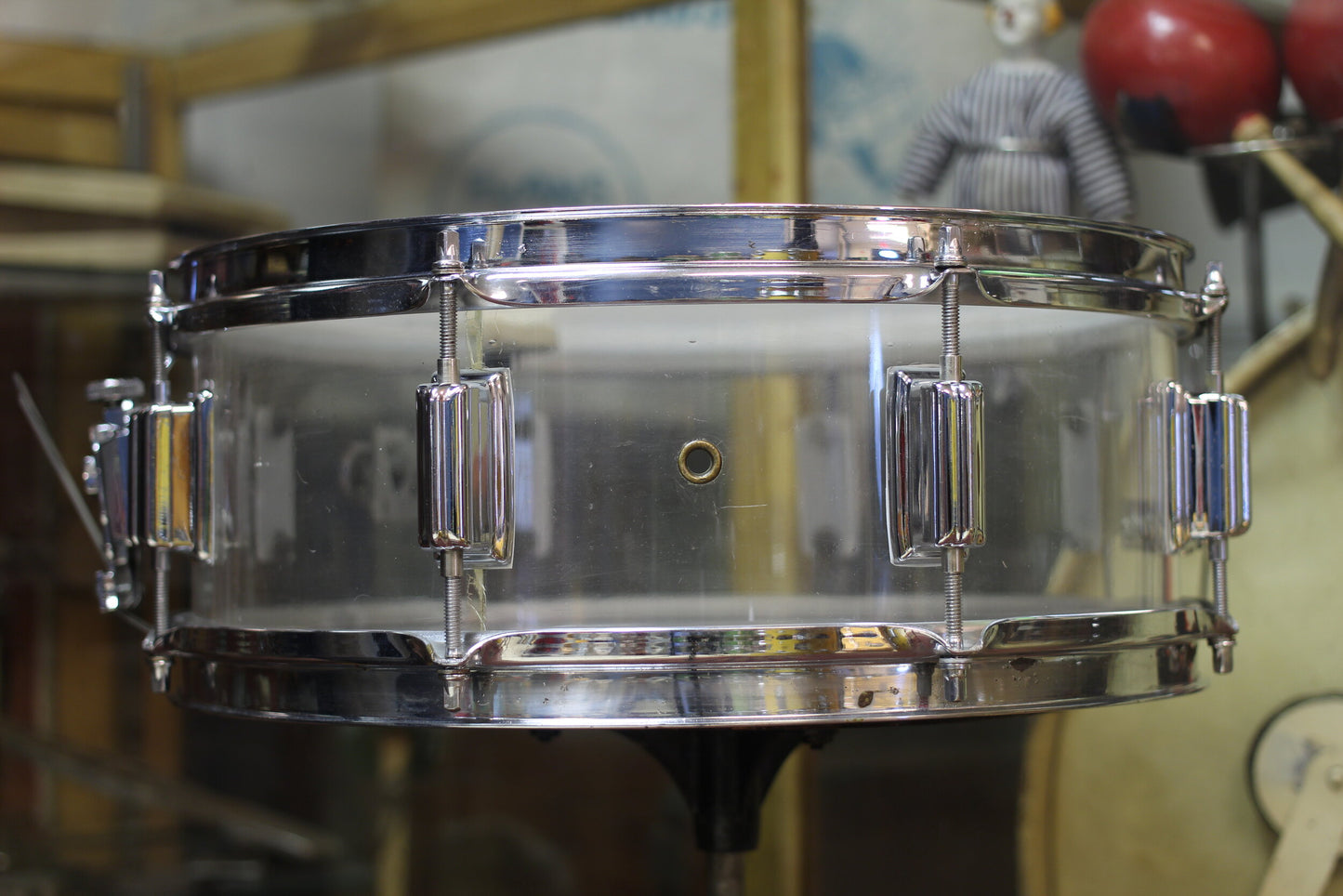 1970's Rogers Powertone 5"x14" in Clear Acrylic