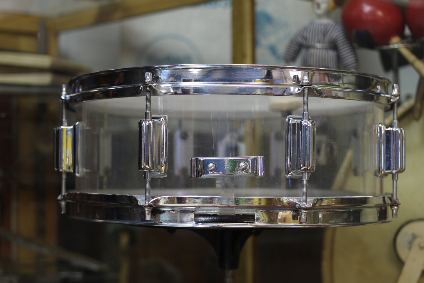 1970's Rogers Powertone 5"x14" in Clear Acrylic