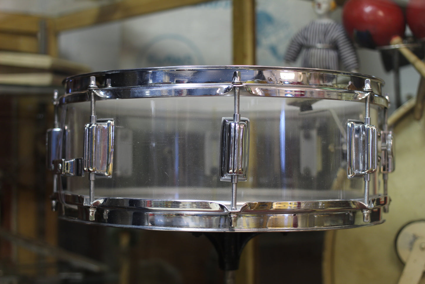 1970's Rogers Powertone 5"x14" in Clear Acrylic