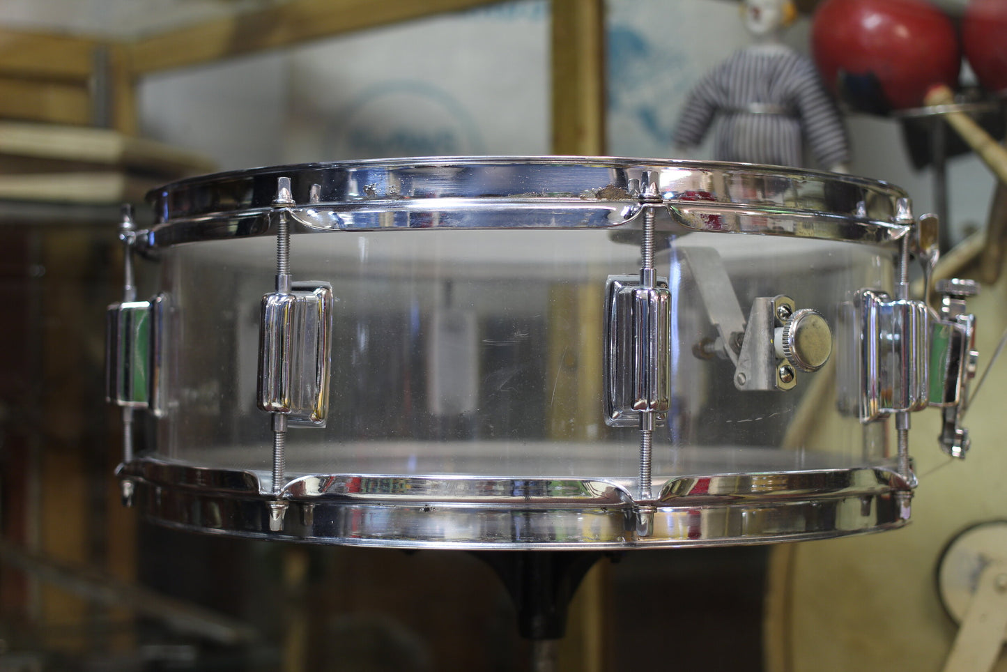 1970's Rogers Powertone 5"x14" in Clear Acrylic