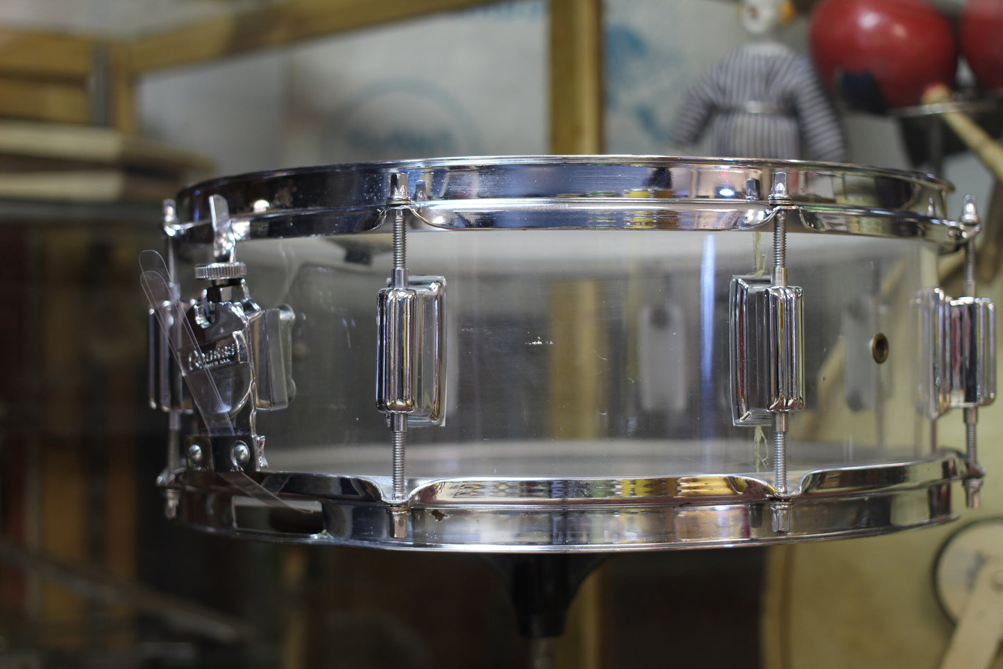 1970's Rogers Powertone 5"x14" in Clear Acrylic