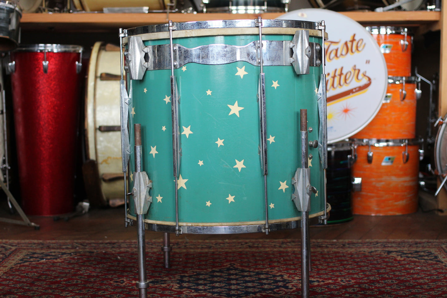 1949 Carlton 18"x20" Combination Drum in Blue Rhythm