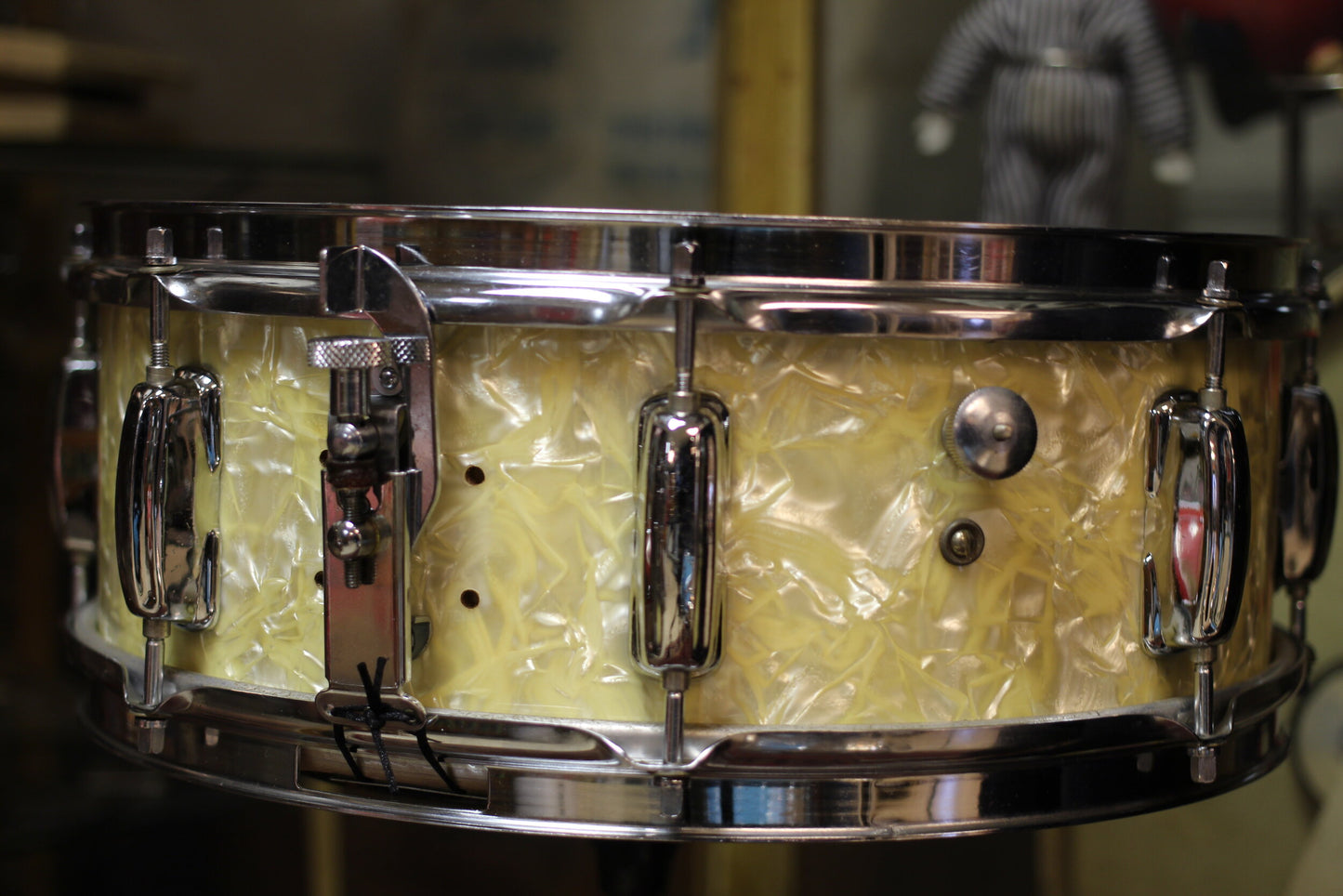 1960's Star 5"x14" Snare Drum in White Marine Pearl