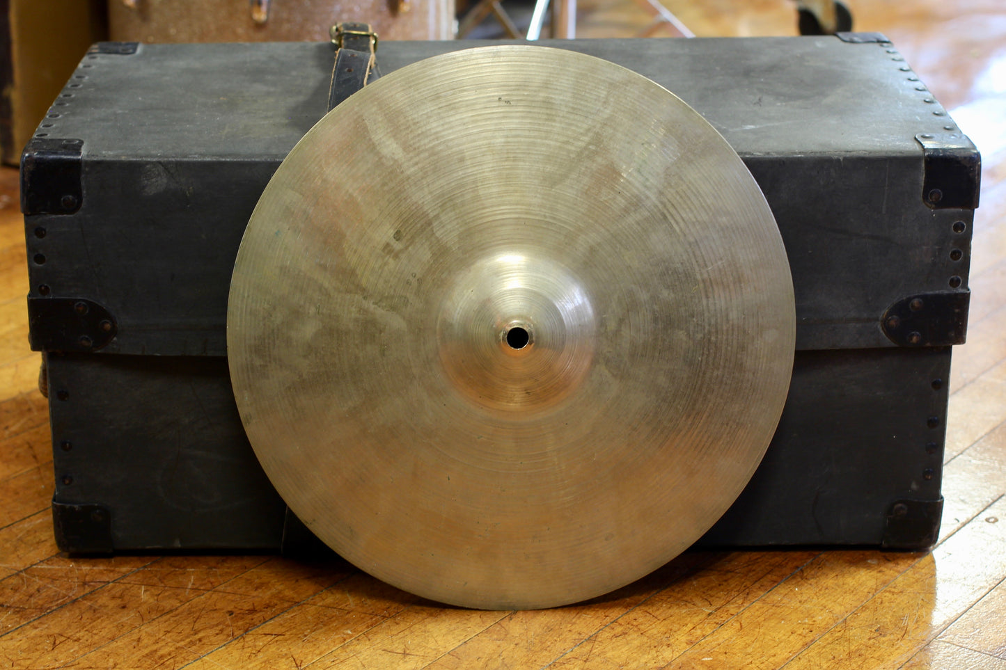 1970's A Zildjian 14" Hi-Hat Cymbals 695/850g