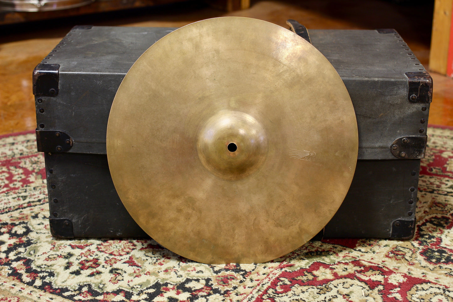 1960s Paiste Giant Beat 15" Hi-Hat Cymbals 910/930g