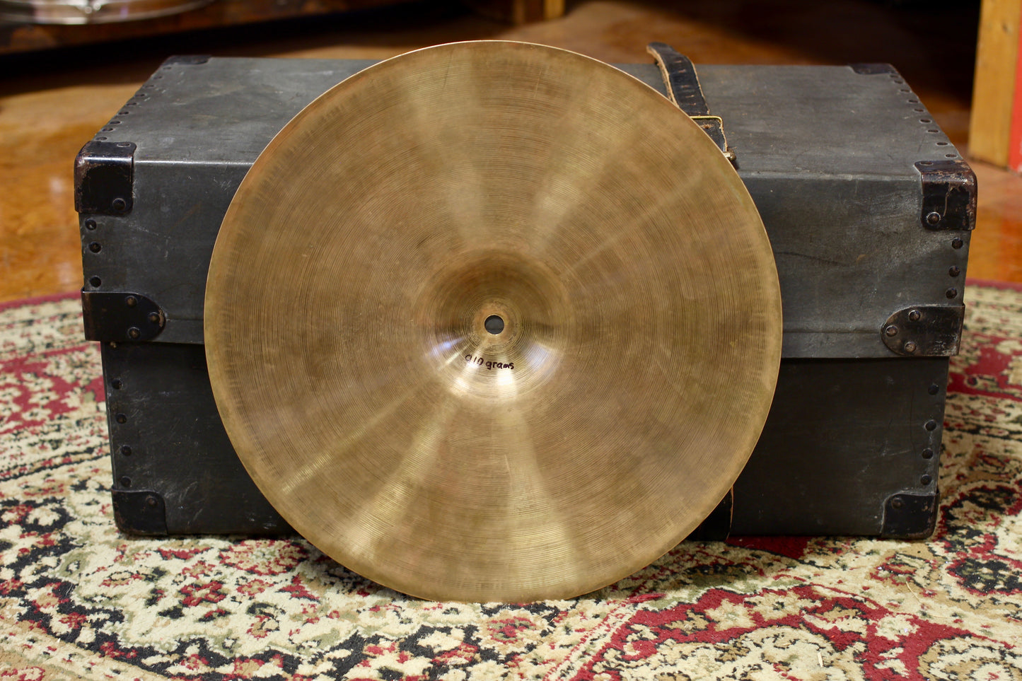 1960s Paiste Giant Beat 15" Hi-Hat Cymbals 910/930g