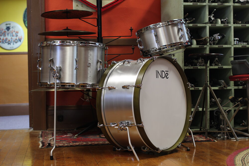 INDe Drum Lab Kalamazoo Series Aluminum WaFarer 10x22 10x16 6x13