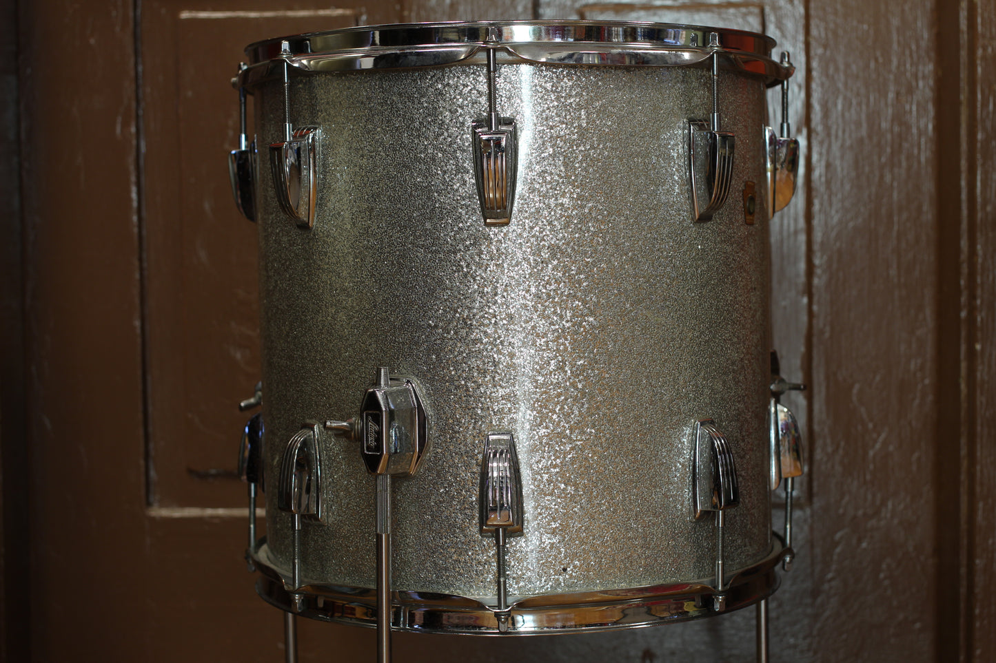 1969 Ludwig Jazzette in Blue & Silver Sparkle Tri-Band 12x18 14x14 8x12