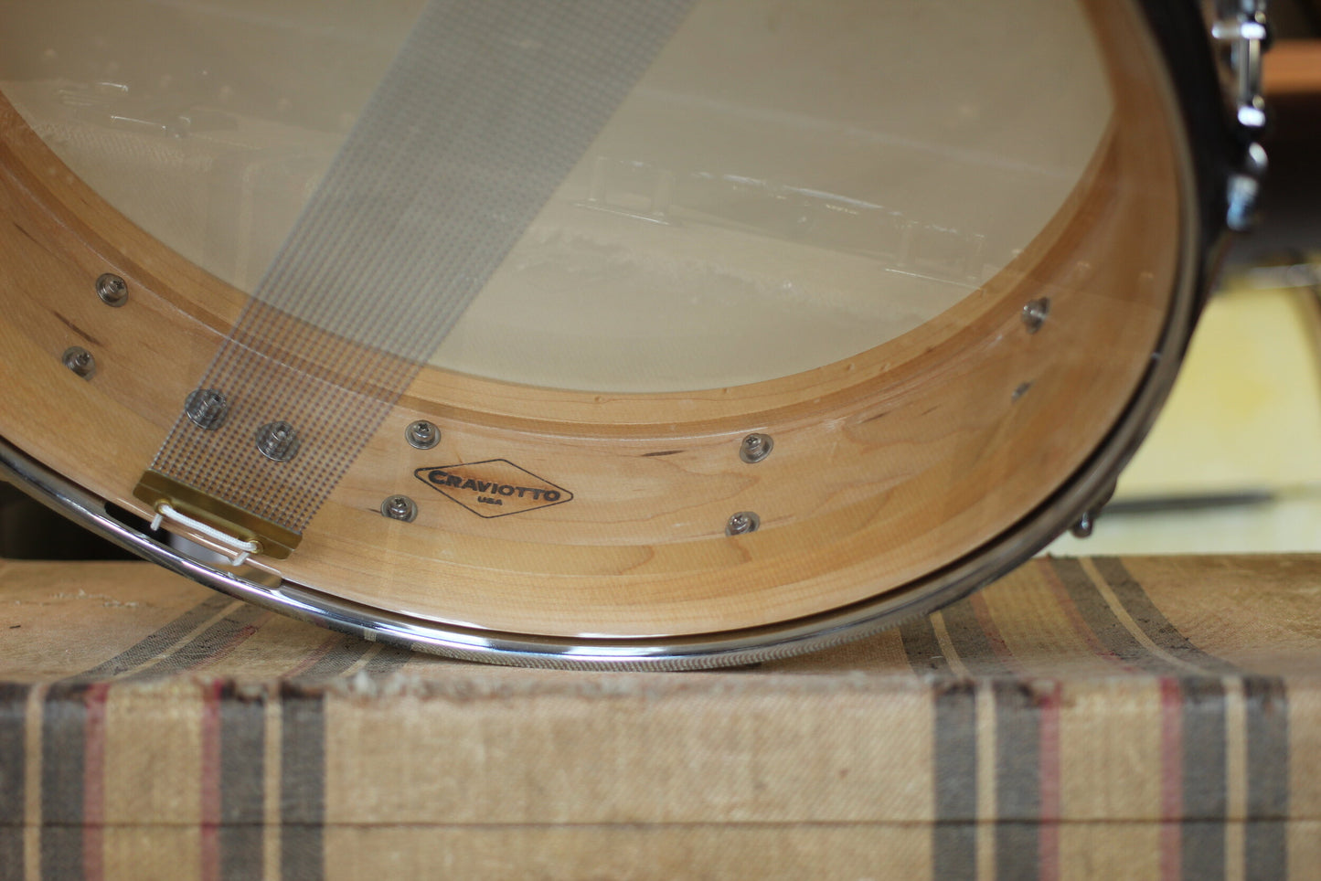 Craviotto / Montineri Custom Drums 4"x15" Solid Maple Snare Drum