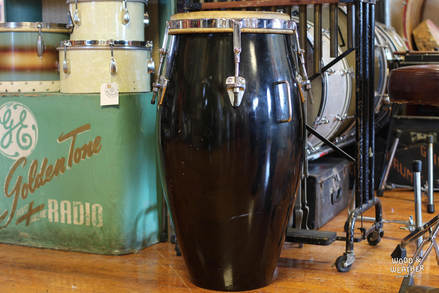 1960s King Conga 12.5" Fiberglass Tumba