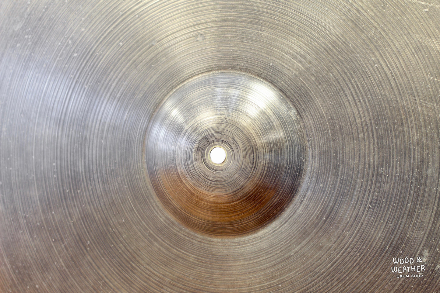 1950s A. Zildjian 22" "Hollow Block" Mystery Ride Cymbal 2590g