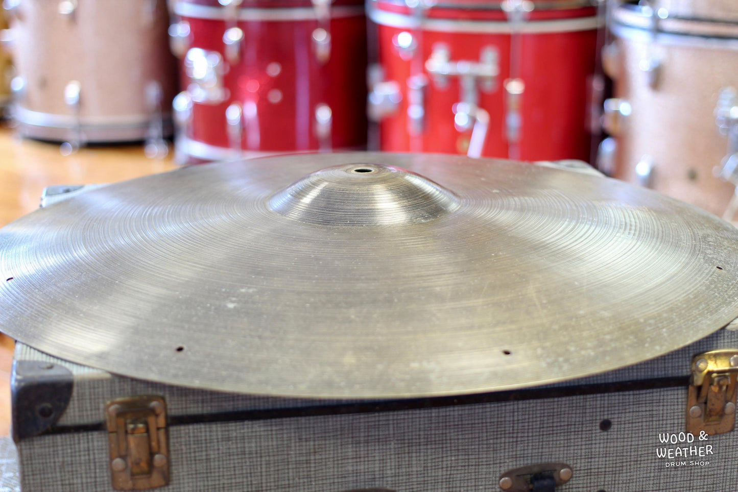 1950s A. Zildjian 22" "Hollow Block" Mystery Ride Cymbal 2590g