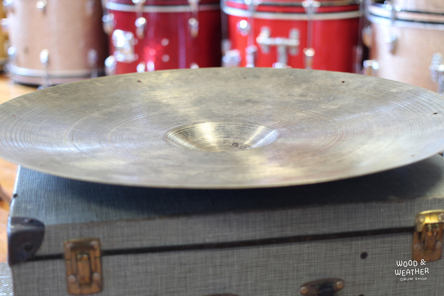 1950s A. Zildjian 22" "Hollow Block" Mystery Ride Cymbal 2590g