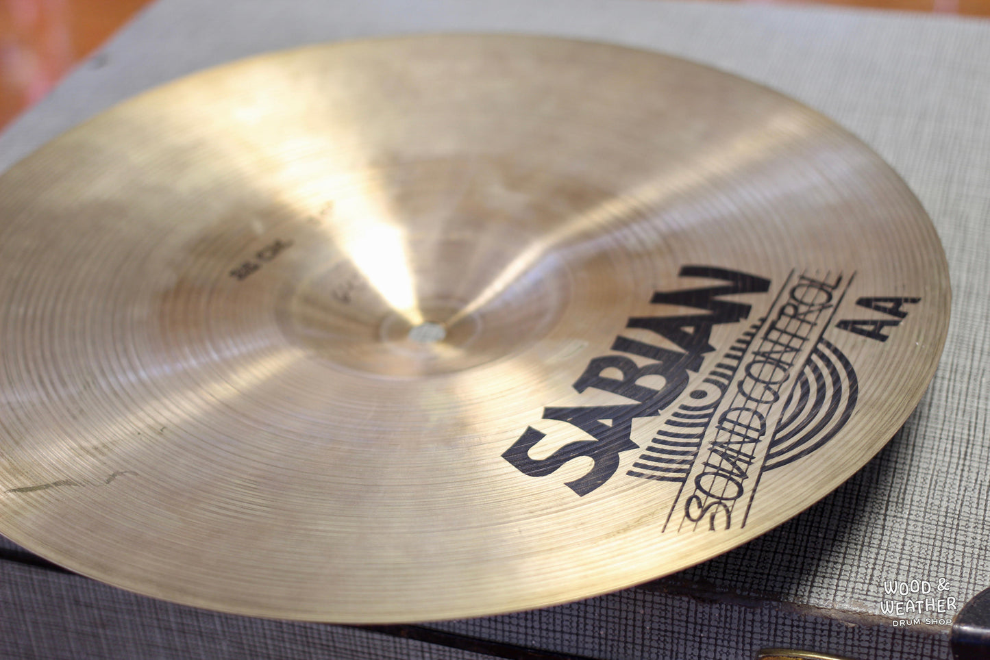 1980s Sabian 14" AA Sound Control Crash Cymbal 645g