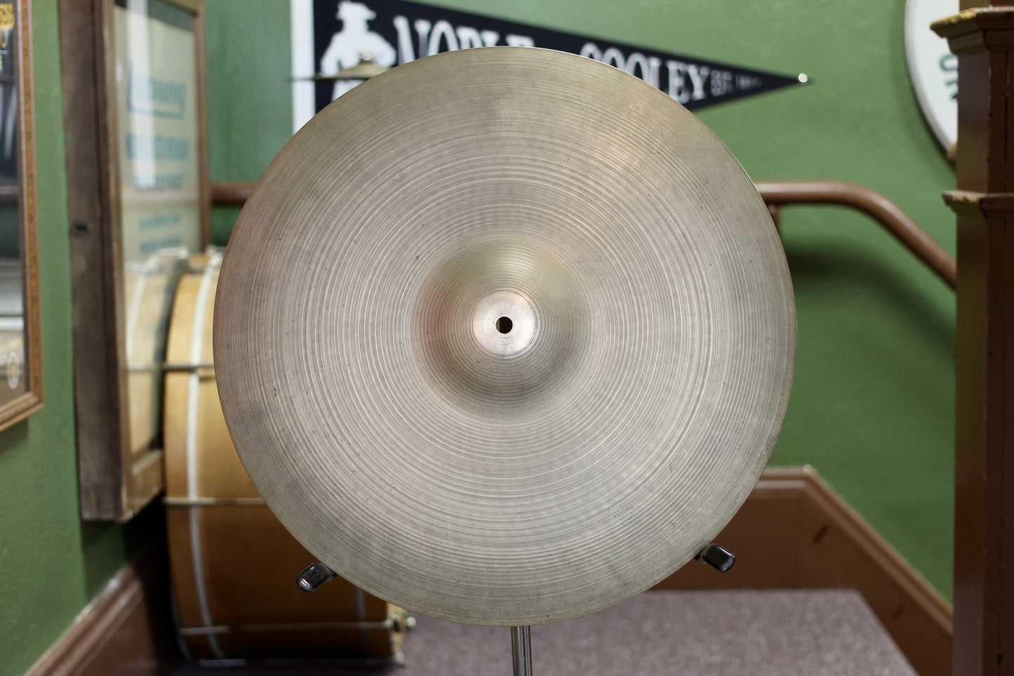 1950s A. Zildjian 18" "Small Stamp" Crash/Ride Cymbal 1390g