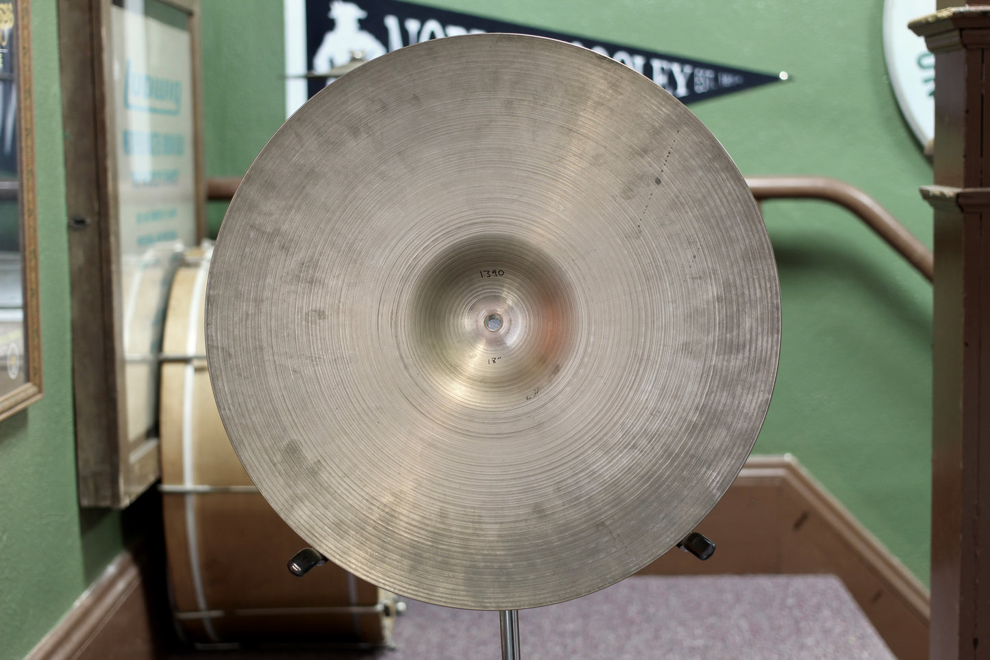 1950s A. Zildjian 18" "Small Stamp" Crash/Ride Cymbal 1390g