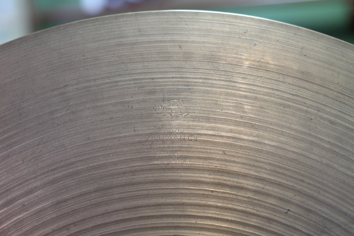 1950s A. Zildjian 18" "Small Stamp" Crash/Ride Cymbal 1390g