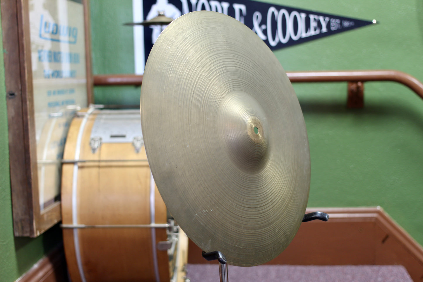 1950s A. Zildjian 18" "Small Stamp" Crash/Ride Cymbal 1390g