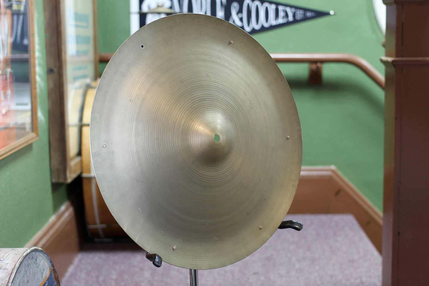 1970s A. Zildjian 18" Swish Cymbal w/ Rivets 1370g