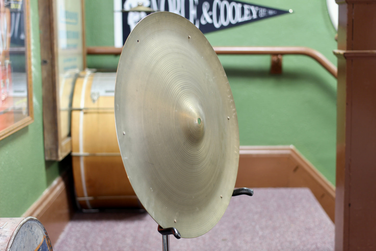 1970s A. Zildjian 18" Swish Cymbal w/ Rivets 1370g