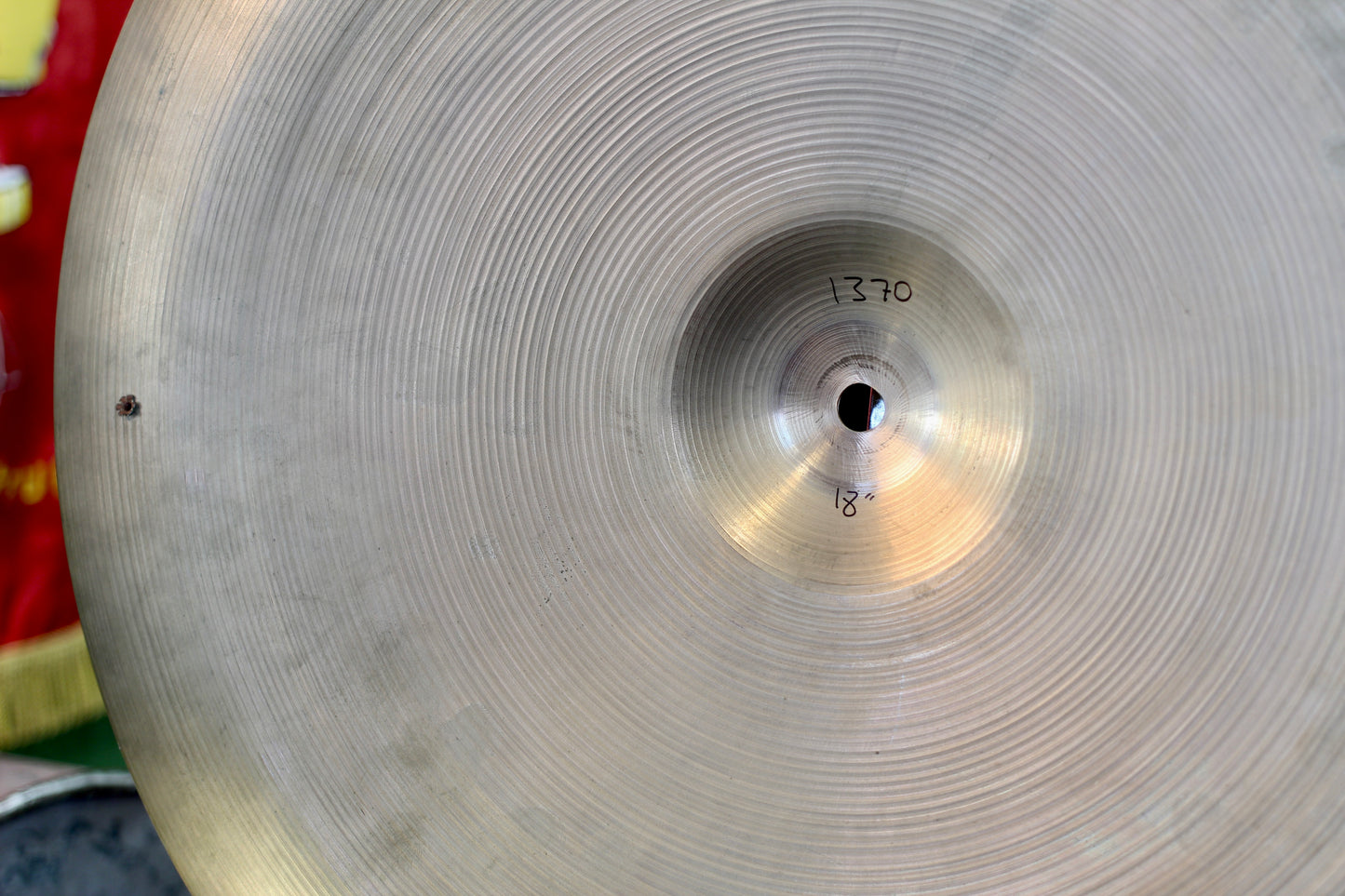 1970s A. Zildjian 18" Swish Cymbal w/ Rivets 1370g