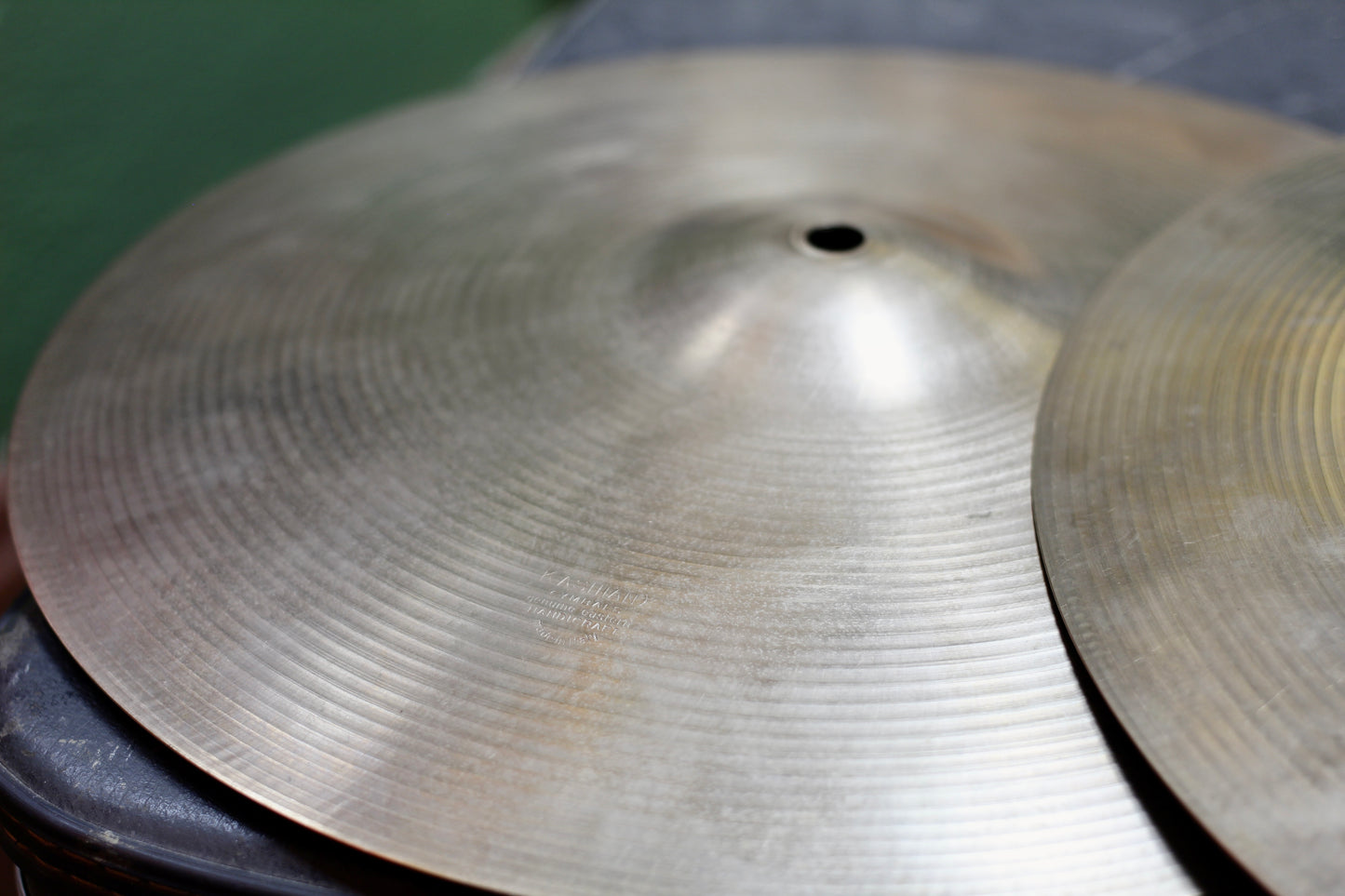 1970s Kashian by UFIP 14" Hi Hats Cymbals 910/1030g