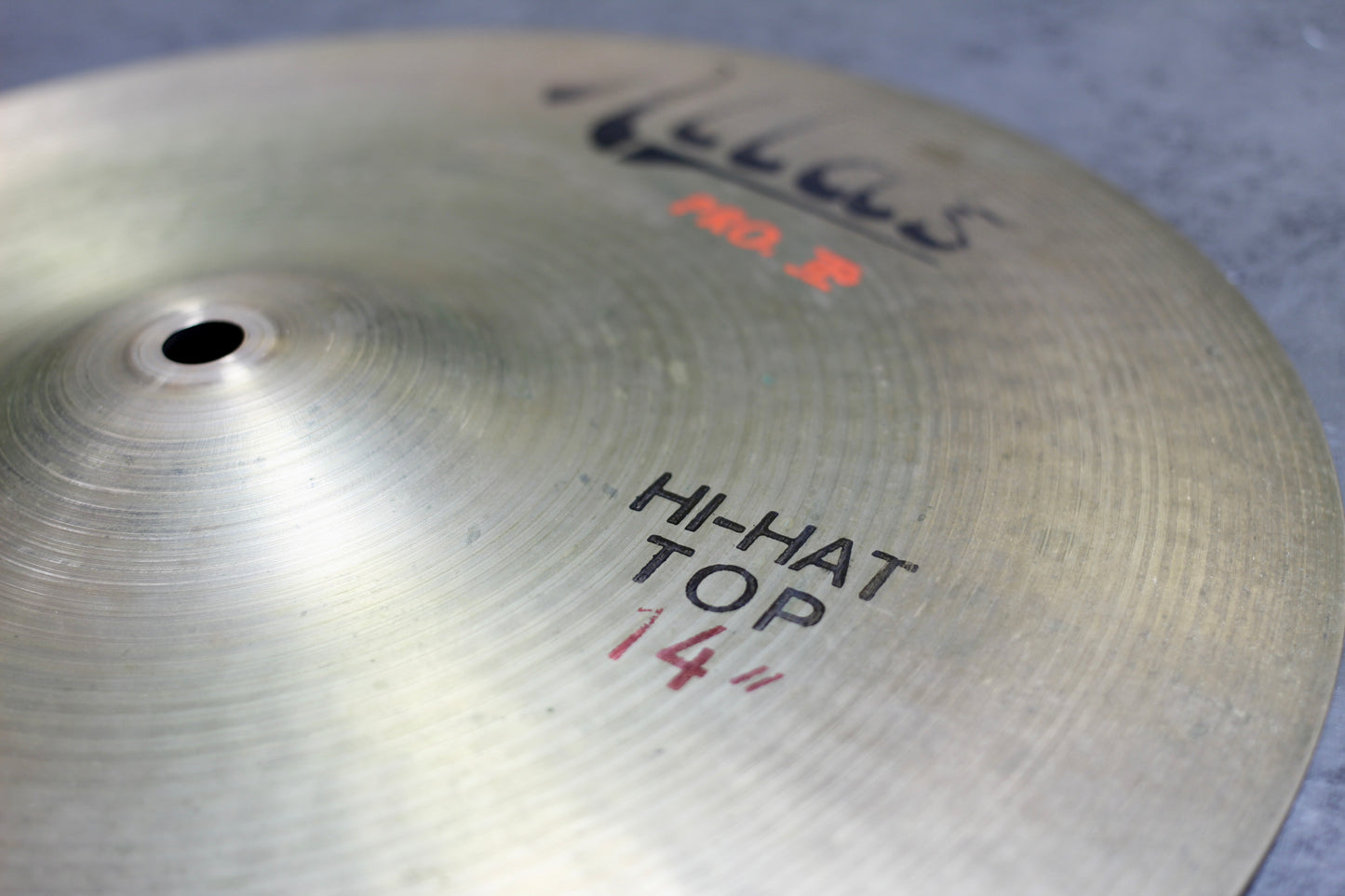 1980s Atlas by UFIP Pro II 14" Hi-Hat Cymbals 1105/1295g