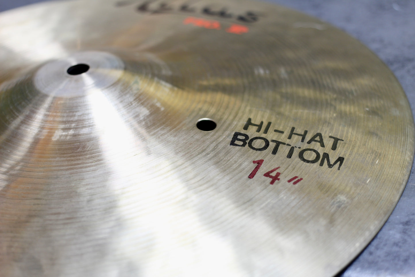 1980s Atlas by UFIP Pro II 14" Hi-Hat Cymbals 1105/1295g