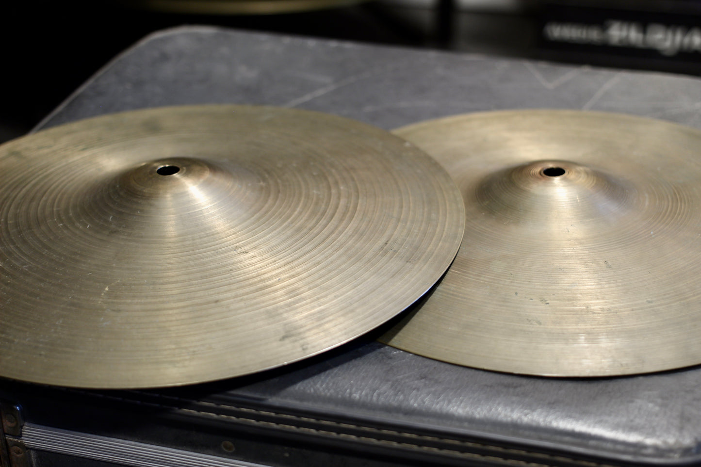 1970s A. Zildjian 13" Hi-Hat Cymbals 720/750g