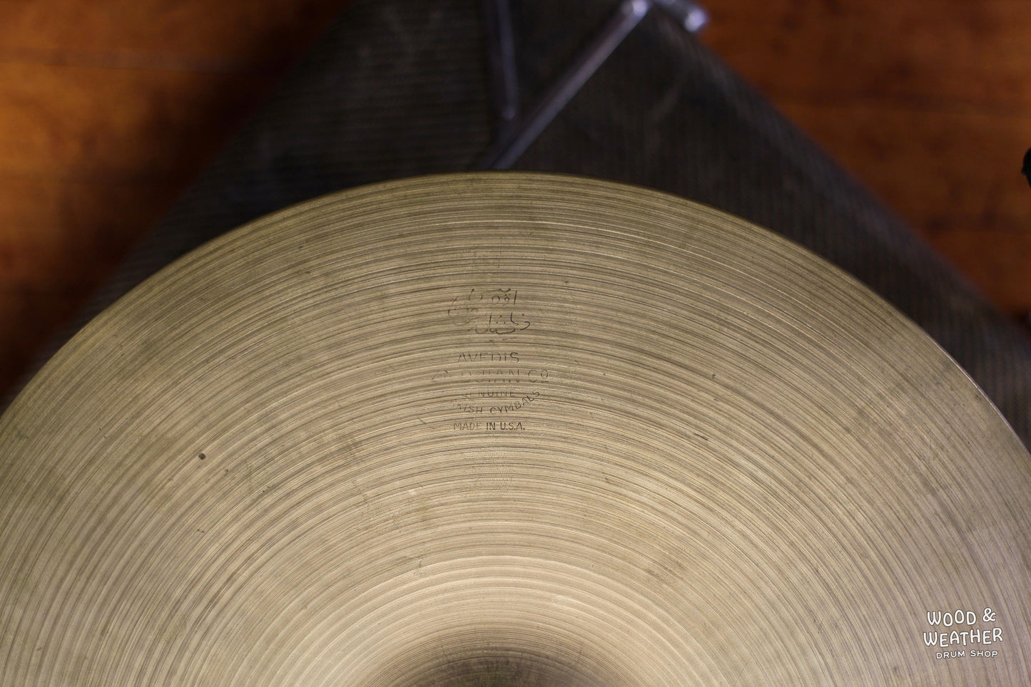 1950s A. Zildjian 14" "Large Stamp" Hi-Hat Cymbals 815/1240g