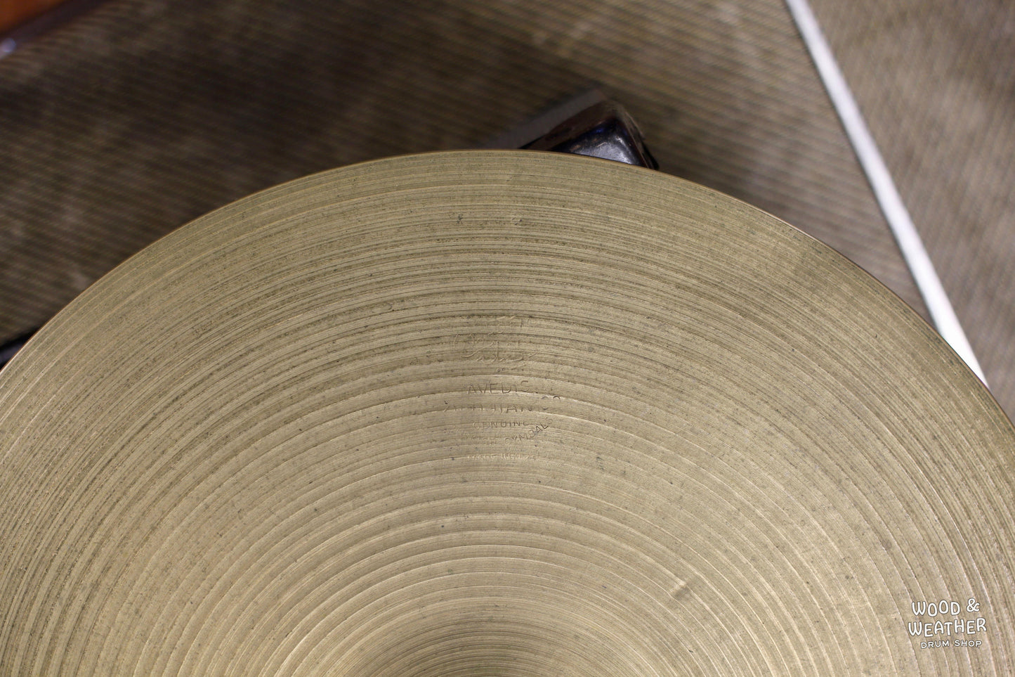 1950s A. Zildjian 14" "Large Stamp" Hi-Hat Cymbals 815/1240g