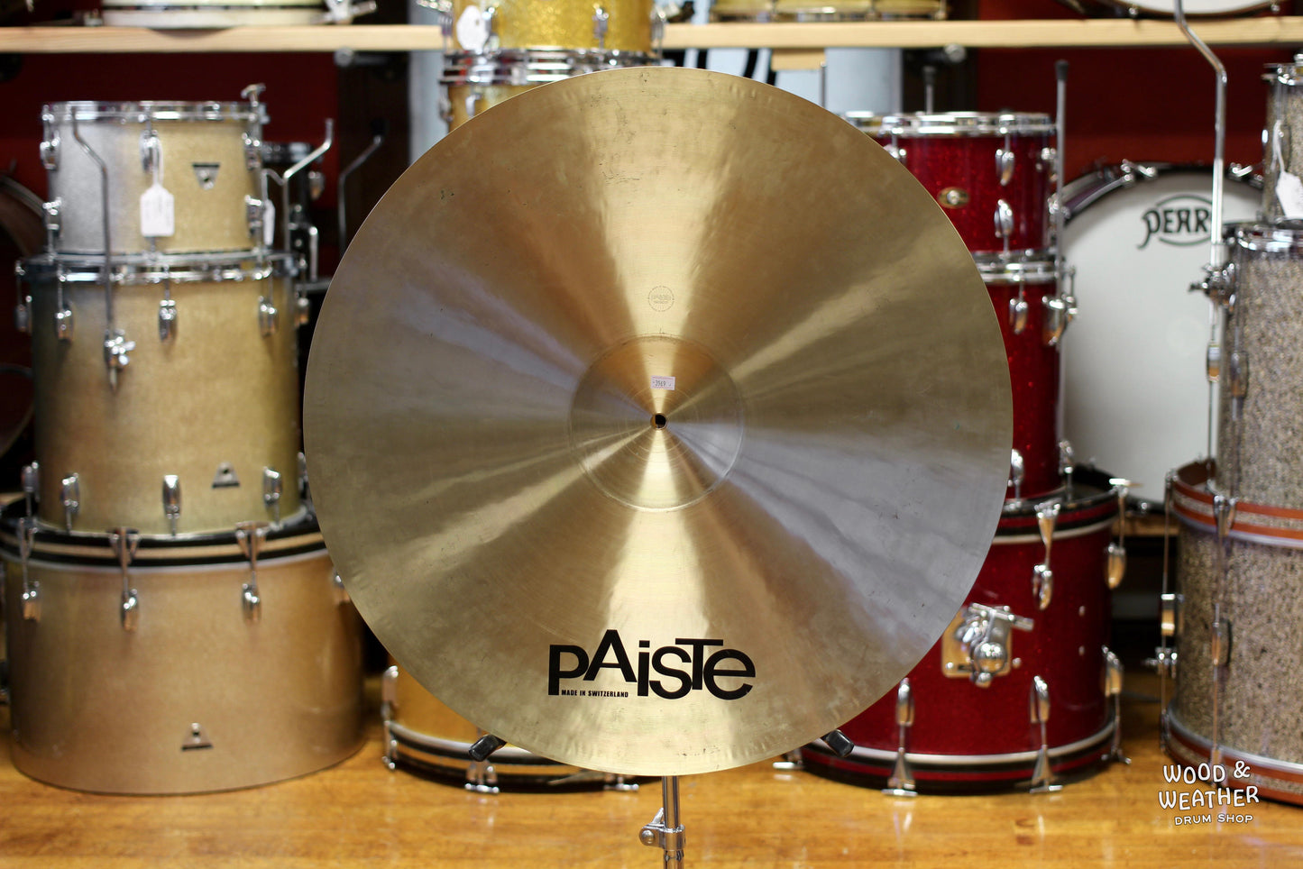 Used Paiste 24" Formula 602 Modern Essentials Ride Cymbal 3969g