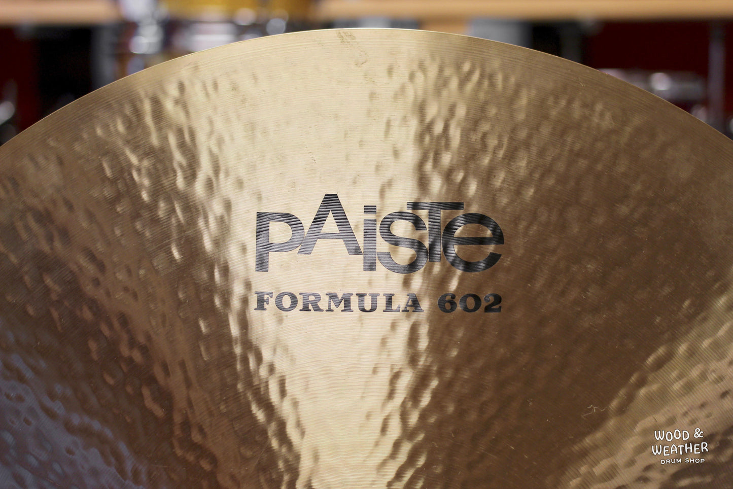 Used Paiste 24" Formula 602 Modern Essentials Ride Cymbal 3969g