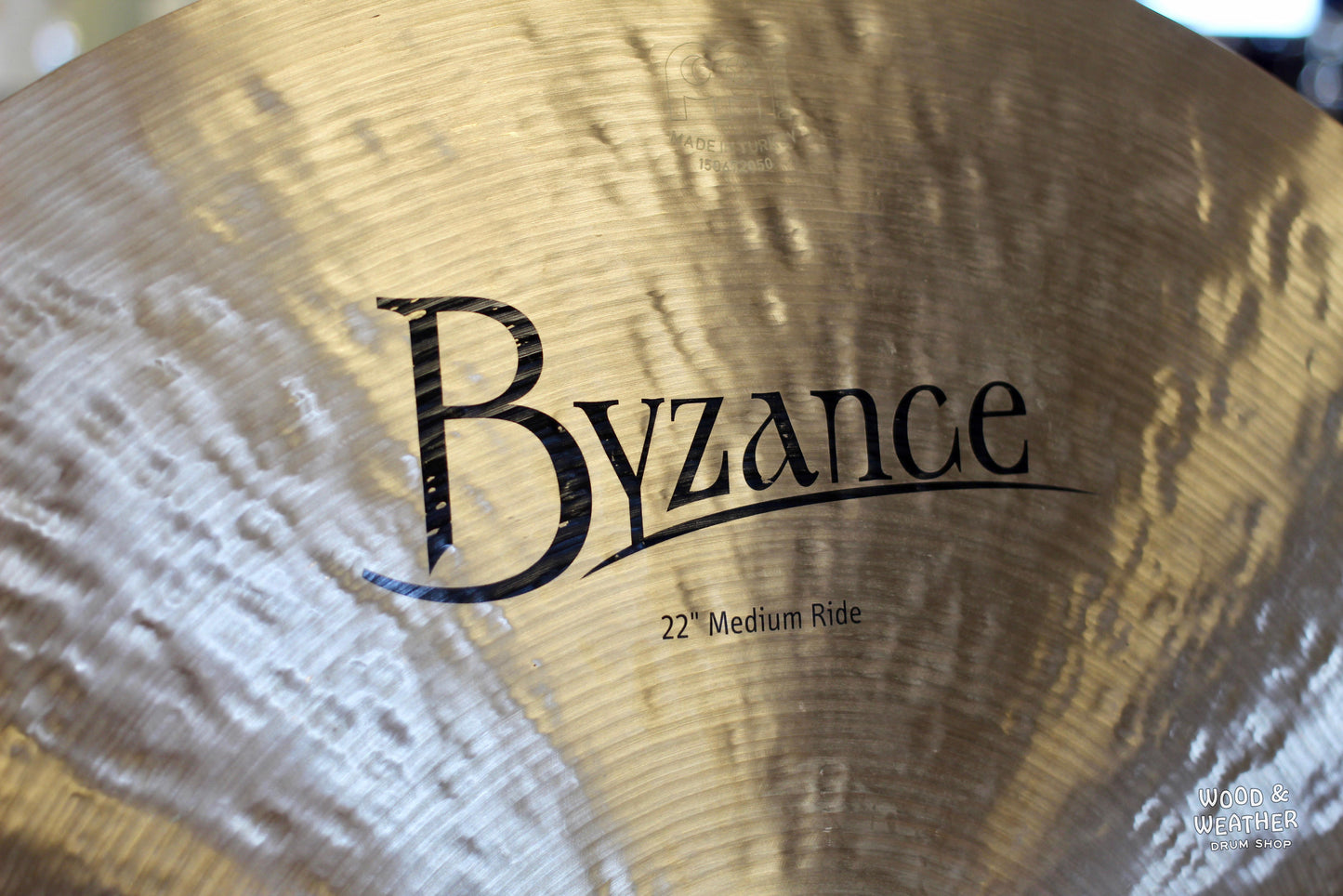 Used Meinl Cymbals 22" Byzance Medium Ride Cymbal 3030g