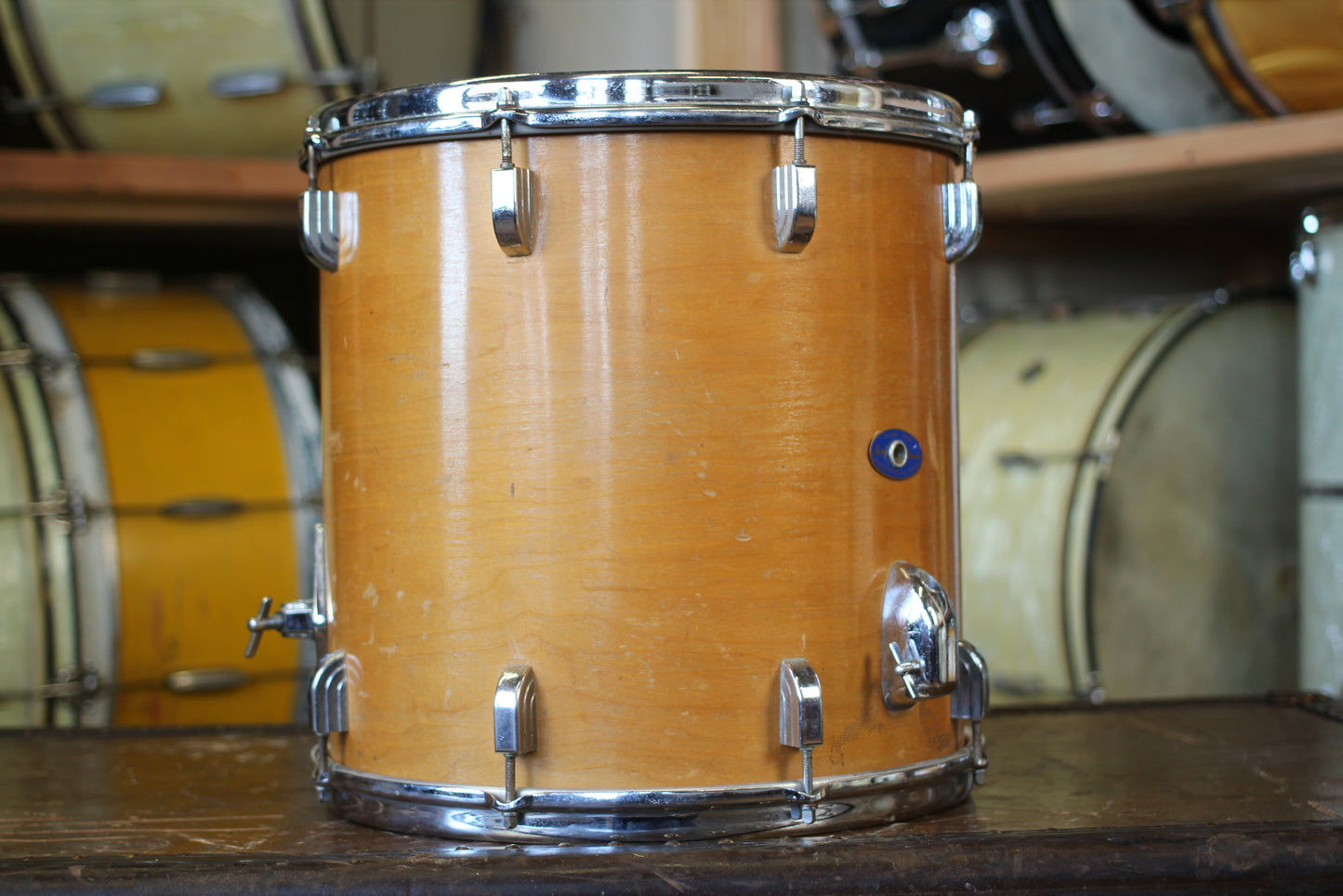 1960's Leedy Frank Capp Outfit in Natural Maple 14"x20" 14"x14" 8"x12" 5.5"x14"