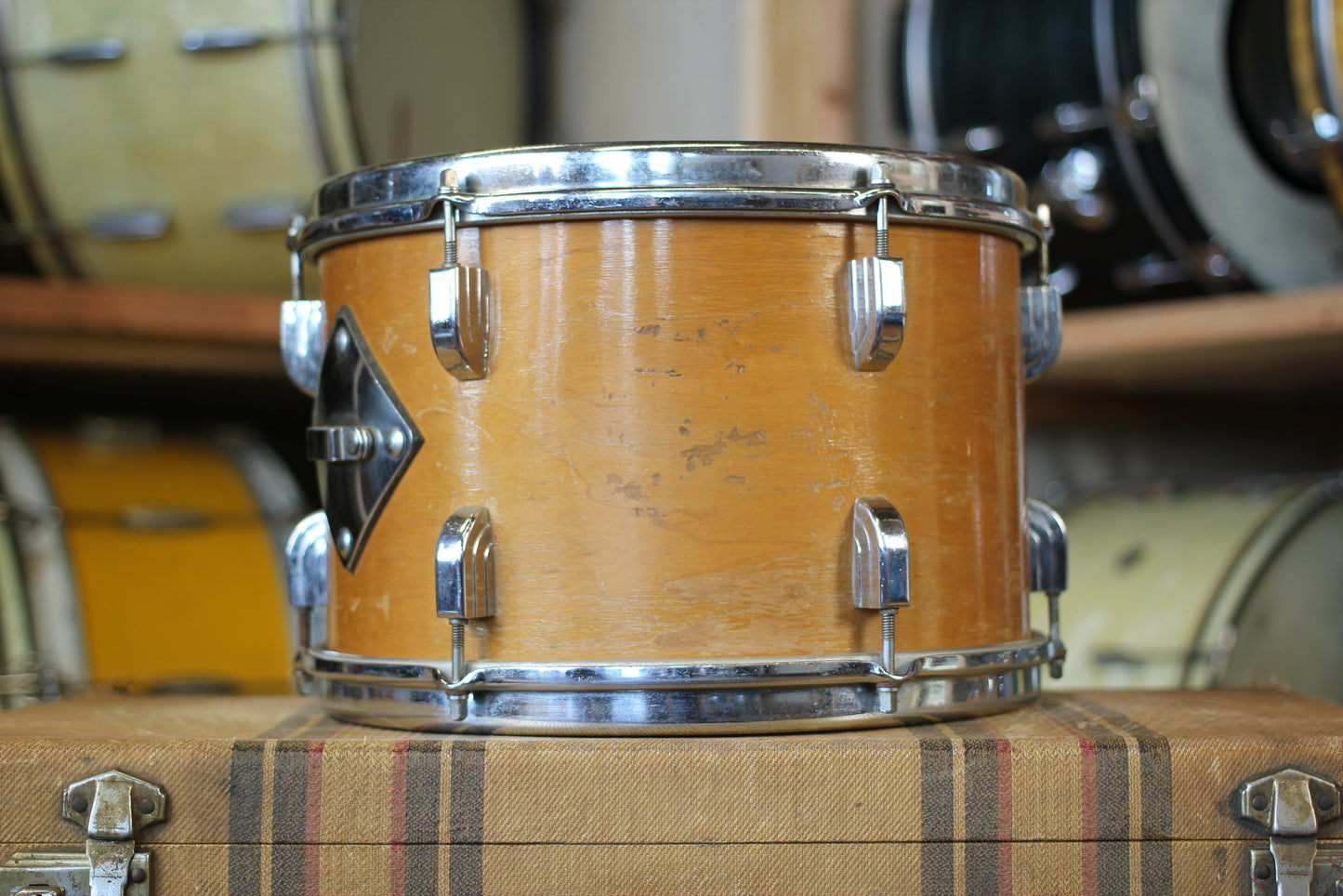 1960's Leedy Frank Capp Outfit in Natural Maple 14"x20" 14"x14" 8"x12" 5.5"x14"