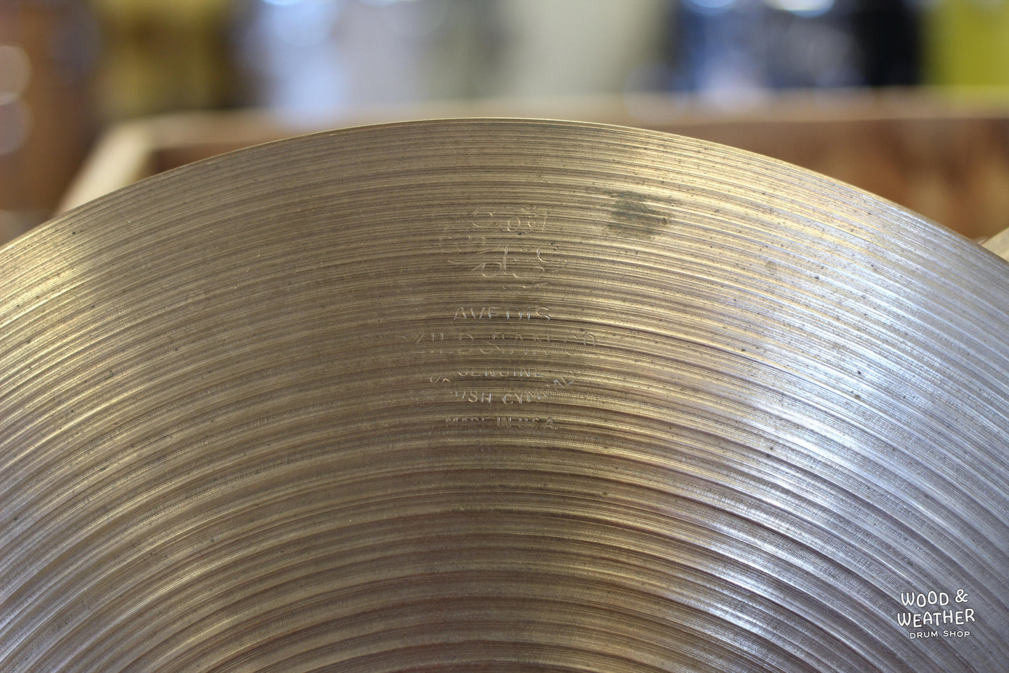 1960s A. Zildjian 14" New Beat Hi-Hat Cymbals 956/1392g