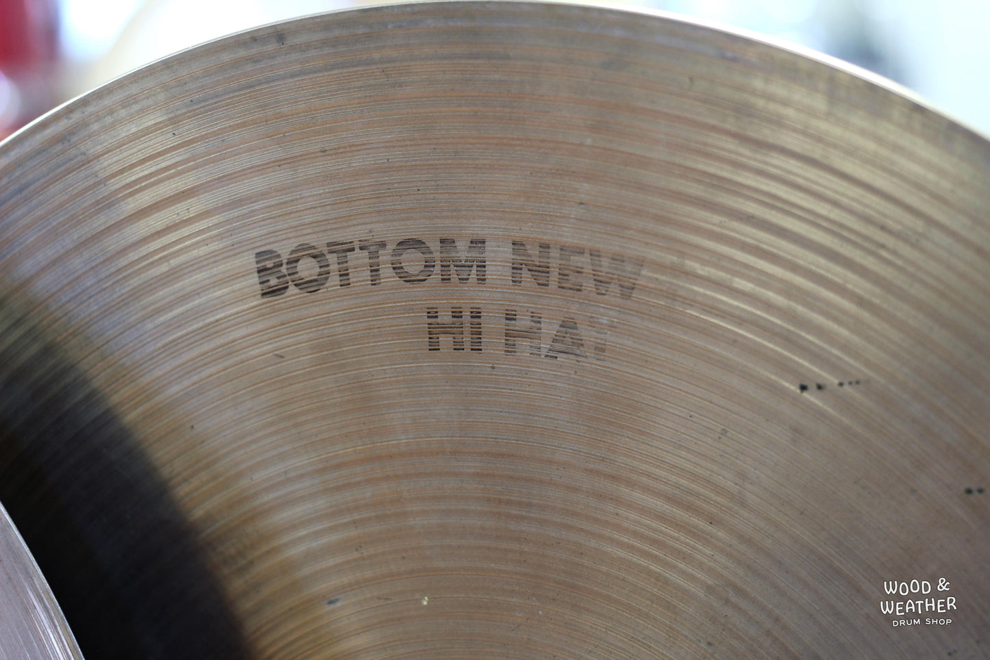 1960s A. Zildjian 14" New Beat Hi-Hat Cymbals 956/1392g
